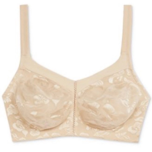 Wacoal Awareness Full Figure Seamless Wire Free Bra Sand 38D - Picture 2 of 15